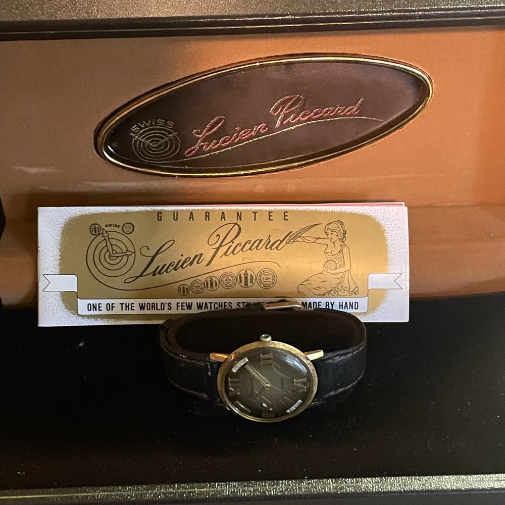 Lucien Piccard 14k Solid Gold Watch